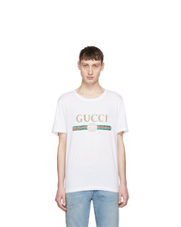 Gucci White Classic Logo T Shirt