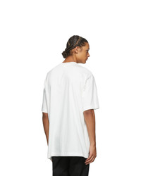 JERIH White Collage T Shirt