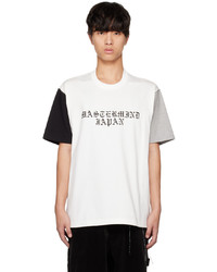 Mastermind Japan White Colorblock T Shirt
