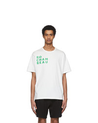 Rochambeau White Core Logo T Shirt