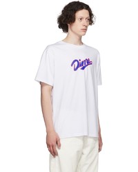 Dime White Cotton T Shirt