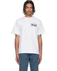 Aries White Cotton T Shirt