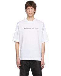 Off-White White Cotton T Shirt