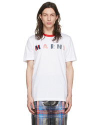 Marni White Cotton T Shirt