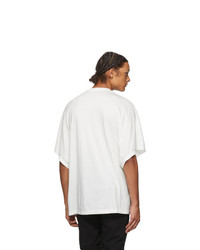 Julius White Cropped Avalanche T Shirt