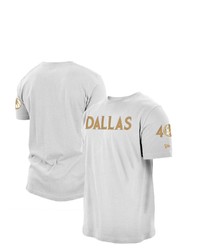 New Era White Dallas Mavericks 202021 City Edition T Shirt