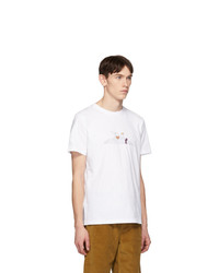 Norse Projects White Daniel Frost Edition Reading T Shirt