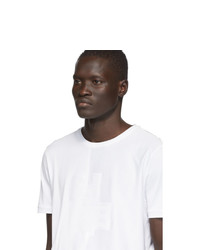 Fendi White Destruction T Shirt