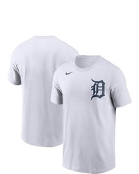 Nike White Detroit Tigers Team Wordmark T Shirt