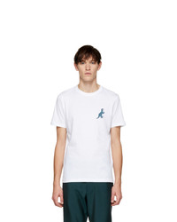 Ps By Paul Smith White Dino Print T Shirt