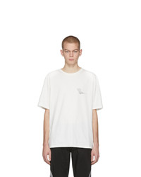 C2h4 White Distorted Horizon Coordinate T Shirt