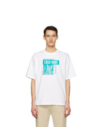 Acne Studios White Dizonord Edition Cold Front T Shirt