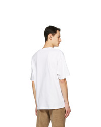 Acne Studios White Dizonord Edition Printed T Shirt
