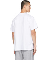 Burberry White Donovan Graphic T Shirt