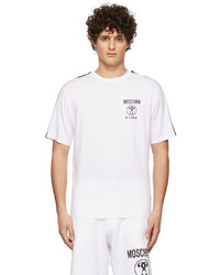 Moschino White Double Question T Shirt