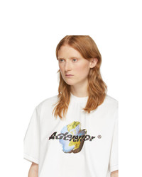 Ader Error White Earth Graphic T Shirt
