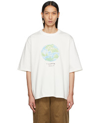 Camiel Fortgens White Earth Print T Shirt