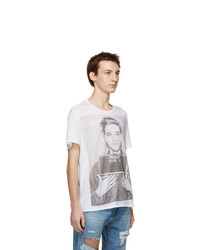 R13 White Elvis Mugshot Boy T Shirt