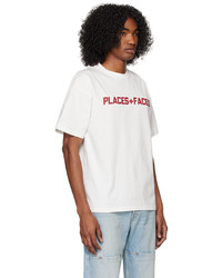 PLACES+FACES White Emblem T Shirt