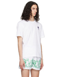 Carne Bollente White Embroidered T Shirt