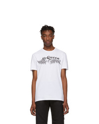 Alexander McQueen White Fern T Shirt