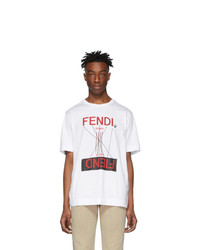 Fendi White Fiend T Shirt