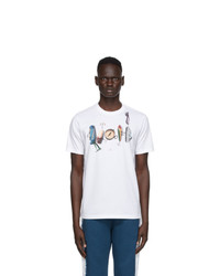 Ps By Paul Smith White Fish Hook T Shirt