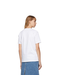 Stella McCartney White Floral Tape T Shirt