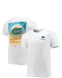 FLOGROWN White Florida Gators Faded Sun 2 Hit T Shirt