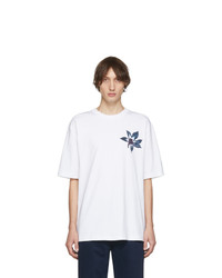 Acne Studios White Flower Erian T Shirt