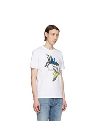 Kenzo White Flying Phoenix T Shirt