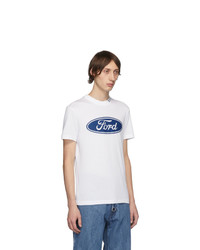 Versace White Ford Edition Logo T Shirt