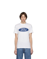 Versace White Ford Edition Logo T Shirt
