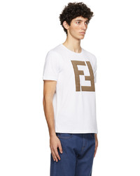 Fendi White Forever T Shirt