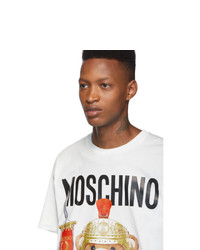 Moschino White Gladiator Teddy T Shirt