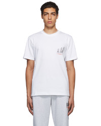 Casablanca White Grand Prix Print T Shirt