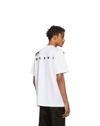 Marni White Graphic T Shirt