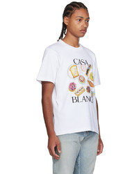 Casablanca White Graphic T Shirt