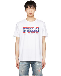 Polo Ralph Lauren White Graphic T Shirt