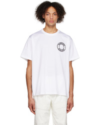 Burberry White Graphic T Shirt