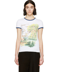 Loewe White Graphic T Shirt