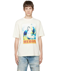 Heron Preston White Halftone Heron T Shirt