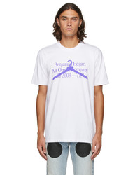 Benjamin Edgar White Hanger Logo T Shirt