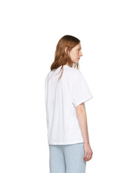 Stella McCartney White Happy Logo T Shirt