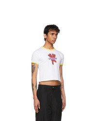 Marc Jacobs White Heaven By Tartan Logo Baby T Shirt