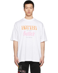 Vetements White Hotter Than Your Ex T Shirt