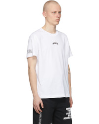 Helmut Lang White Impress T Shirt