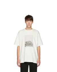 Song For The Mute White Island Print T Shirt