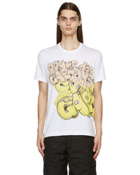 Comme Des Garcons SHIRT White Kaws Edition Logo T Shirt