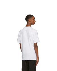 Moncler White Large Logo T Shirt